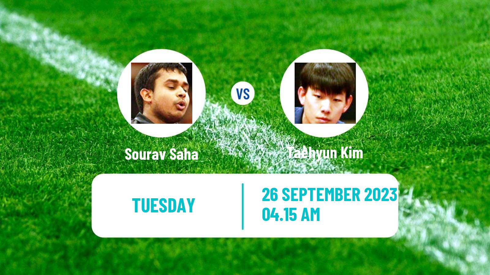 Table tennis Tt Star Series Men Sourav Saha - Taehyun Kim