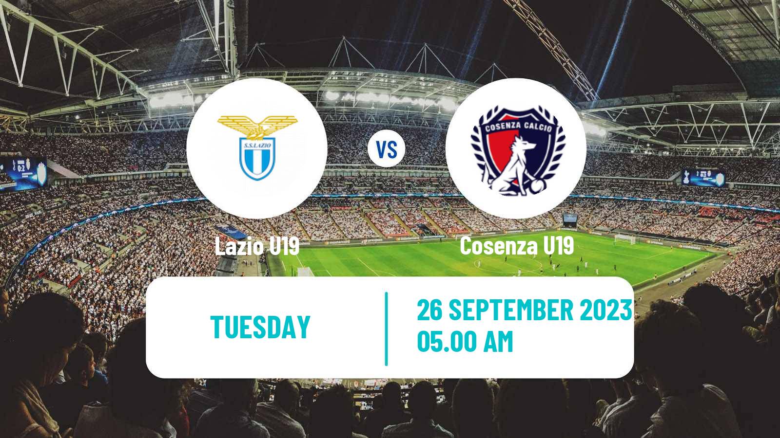 Soccer Coppa Italia Primavera Lazio U19 - Cosenza U19