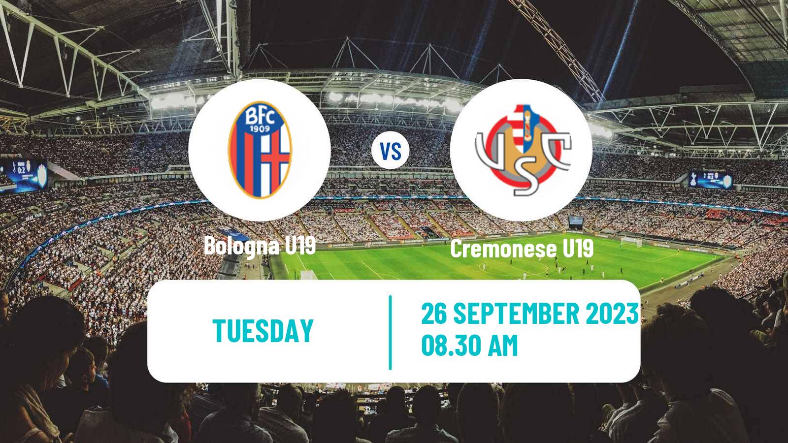 Soccer Coppa Italia Primavera Bologna U19 - Cremonese U19