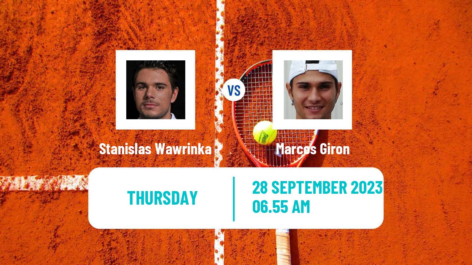 Tennis ATP Nur-Sultan Stanislas Wawrinka - Marcos Giron