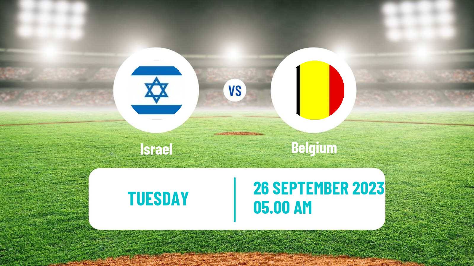 Baseball European Championship Baseball Israel - Belgium