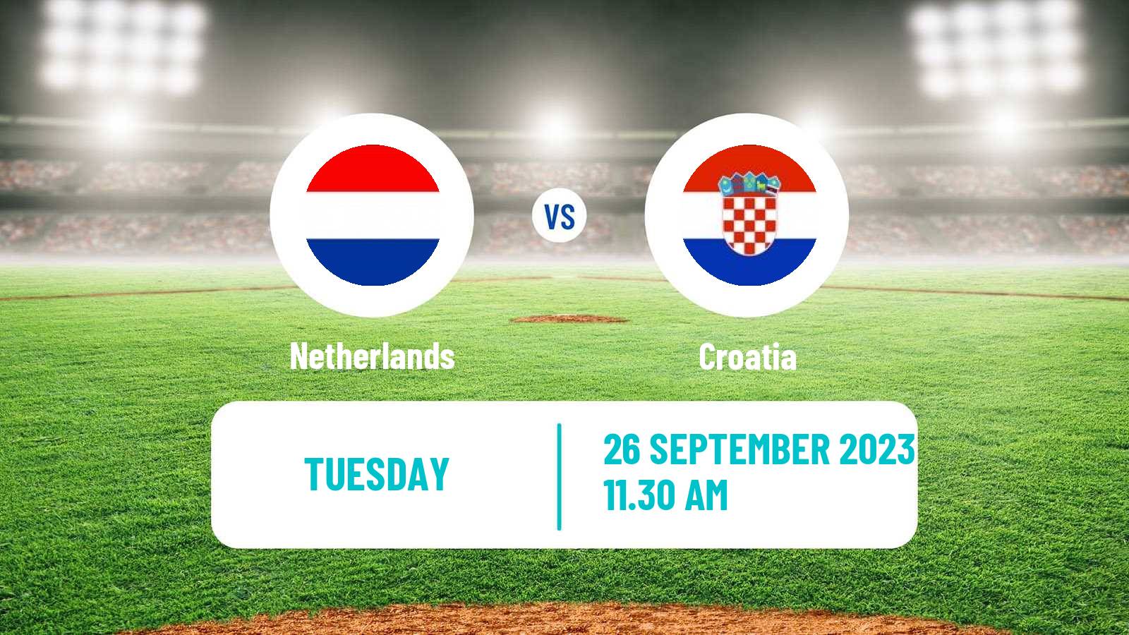 Baseball European Championship Baseball Netherlands - Croatia