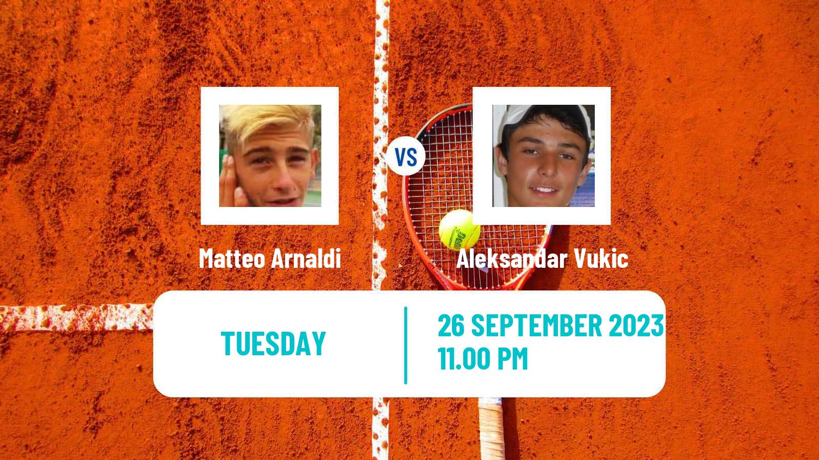Tennis ATP Beijing Matteo Arnaldi - Aleksandar Vukic