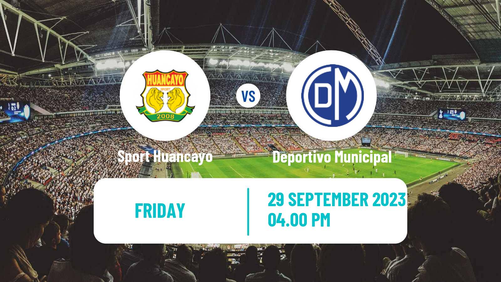 Soccer Peruvian Liga 1 Sport Huancayo - Deportivo Municipal