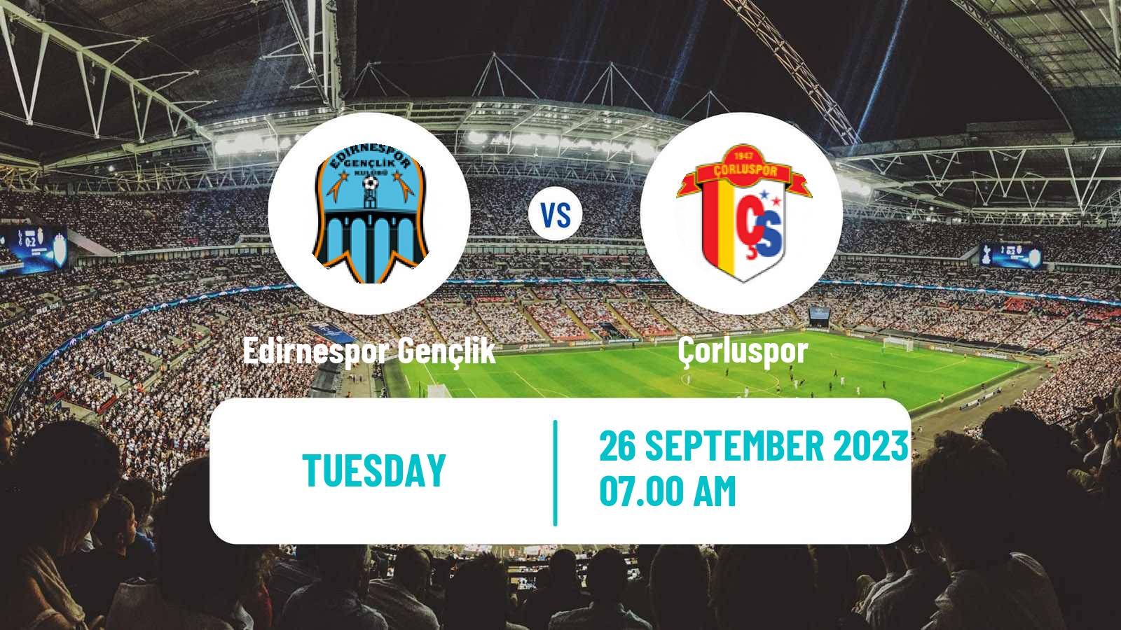 Soccer Turkish Cup Edirnespor Gençlik - Çorluspor