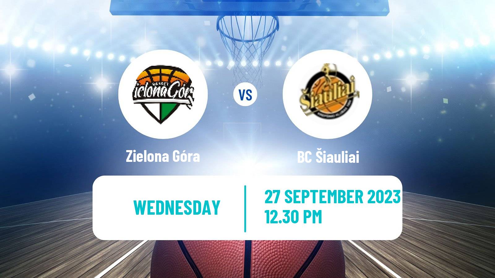 Basketball ENBL Zielona Góra - Šiauliai