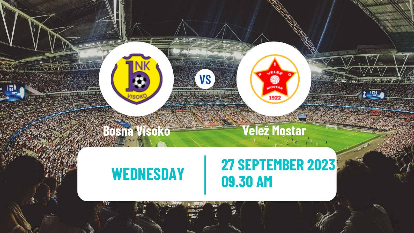 Soccer Bosnian Cup Bosna Visoko - Velež Mostar