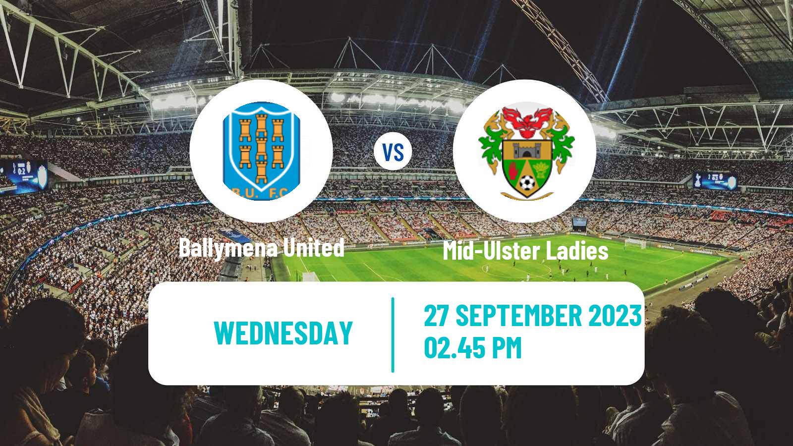 Soccer Northern Irish Premiership Women Ballymena United - Mid-Ulster Ladies