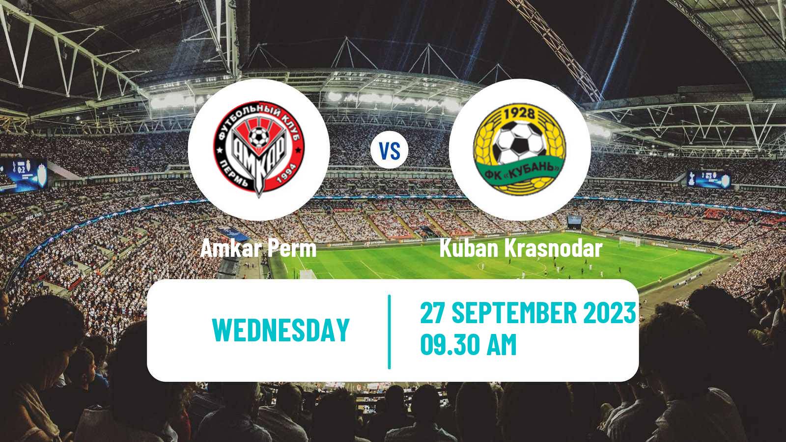 Soccer Russian Cup Amkar Perm - Kuban Krasnodar