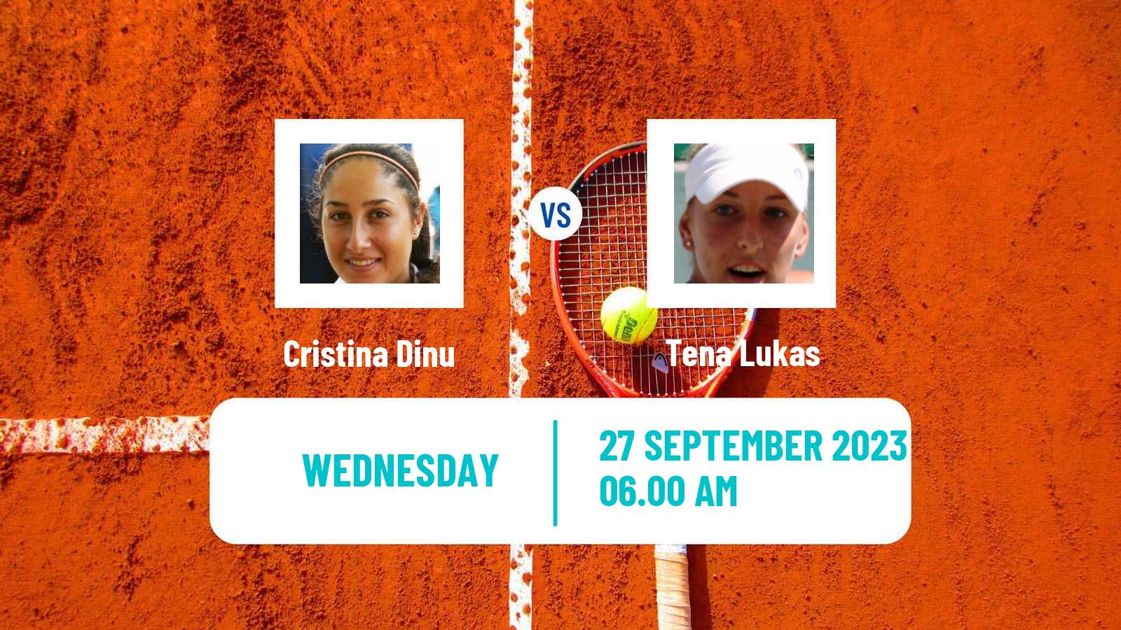 Tennis ITF W40 Kursumlijska Banja Women Cristina Dinu - Tena Lukas