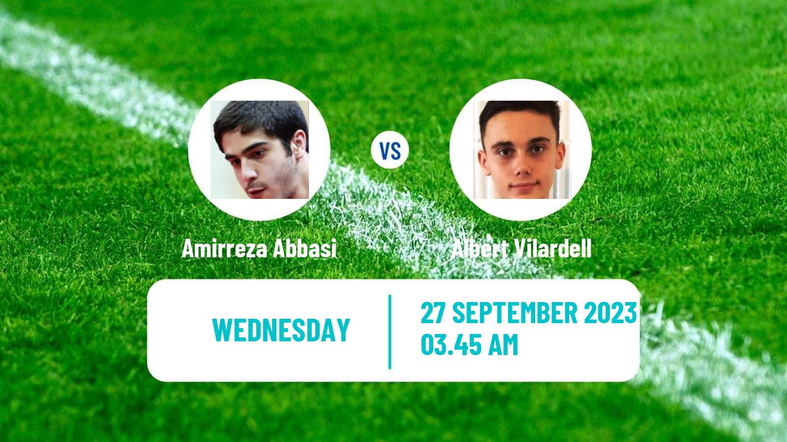 Table tennis Tt Star Series Men Amirreza Abbasi - Albert Vilardell