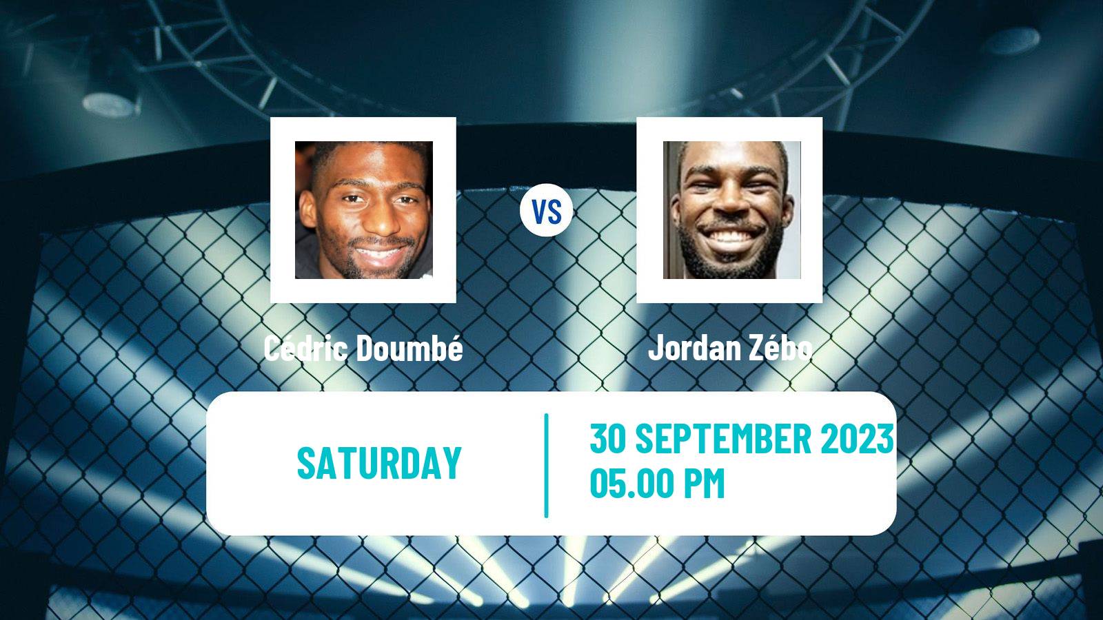 MMA Welterweight Pfl Men Cédric Doumbé - Jordan Zébo