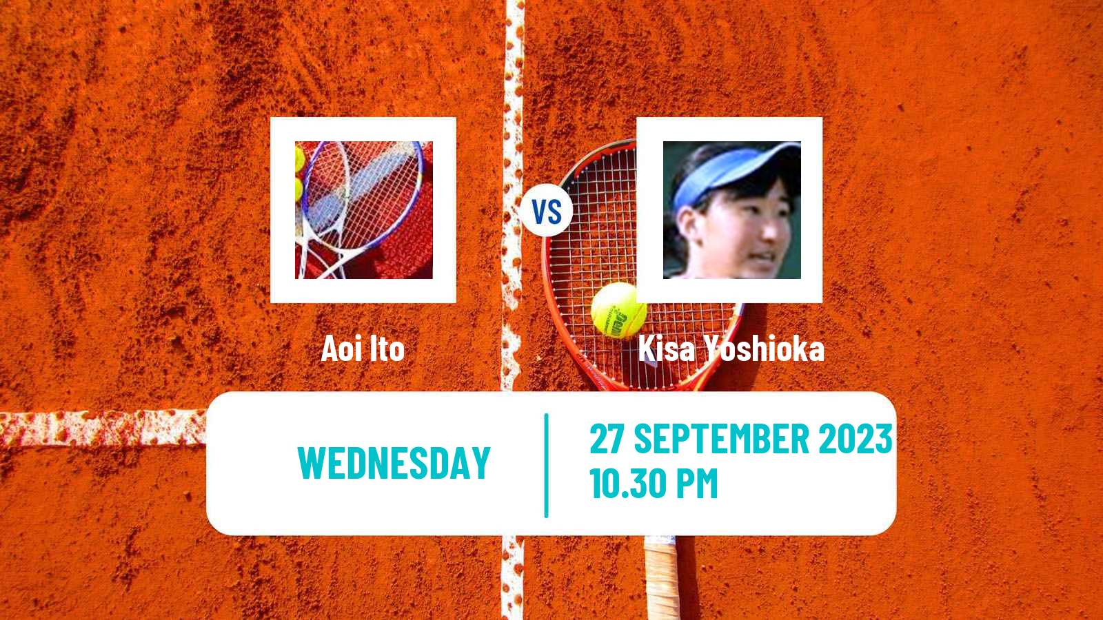 Tennis ITF W40 Nanao Women Aoi Ito - Kisa Yoshioka