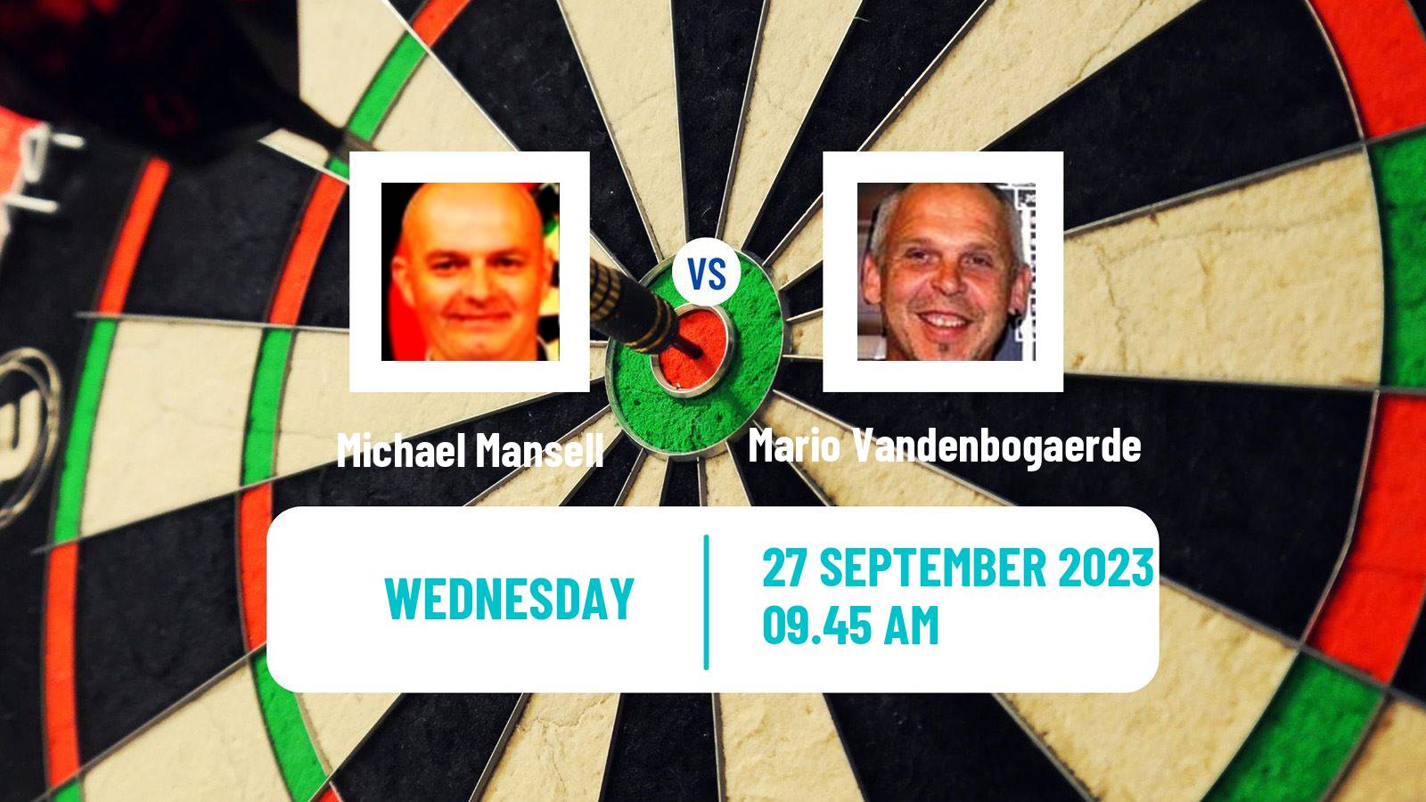 Darts Players Championship 22 Michael Mansell - Mario Vandenbogaerde
