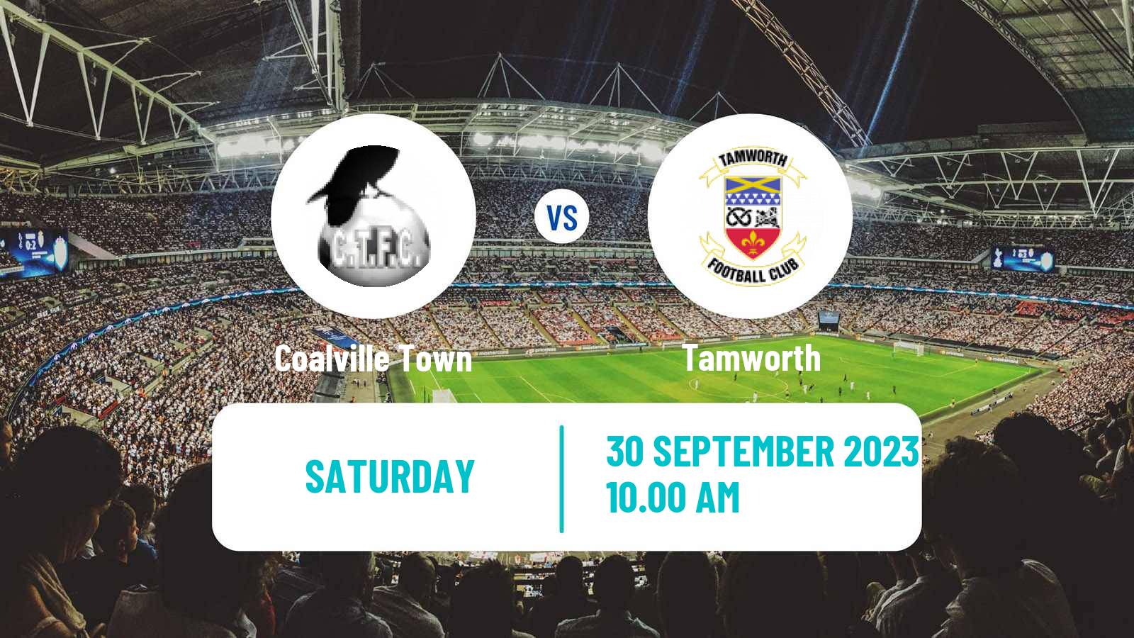 Soccer English FA Cup Coalville Town - Tamworth