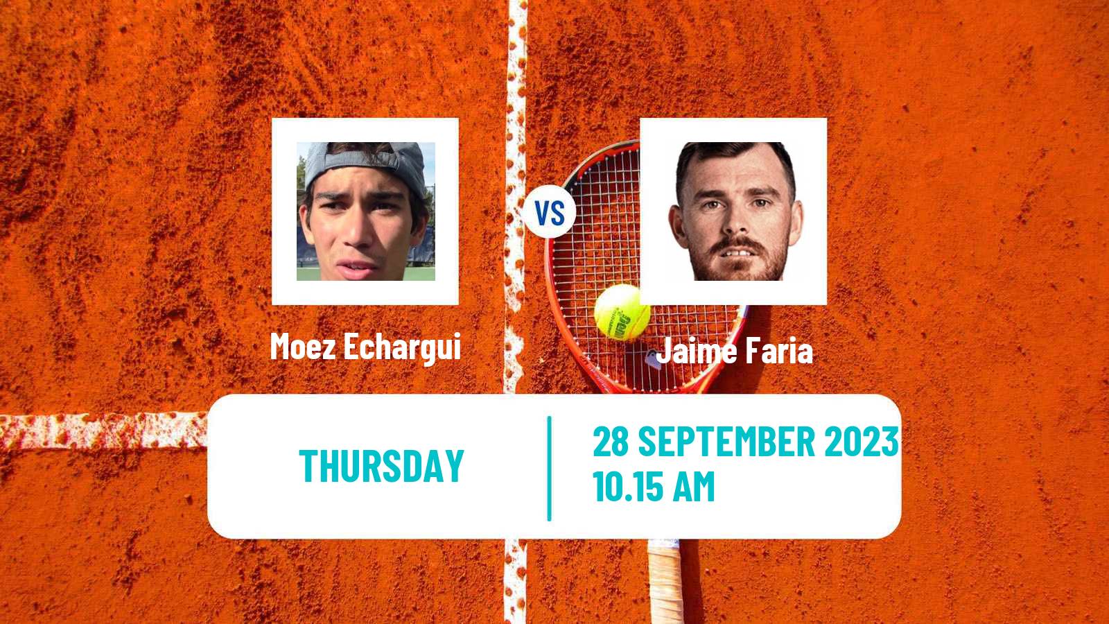 Tennis Braga Challenger Men Moez Echargui - Jaime Faria
