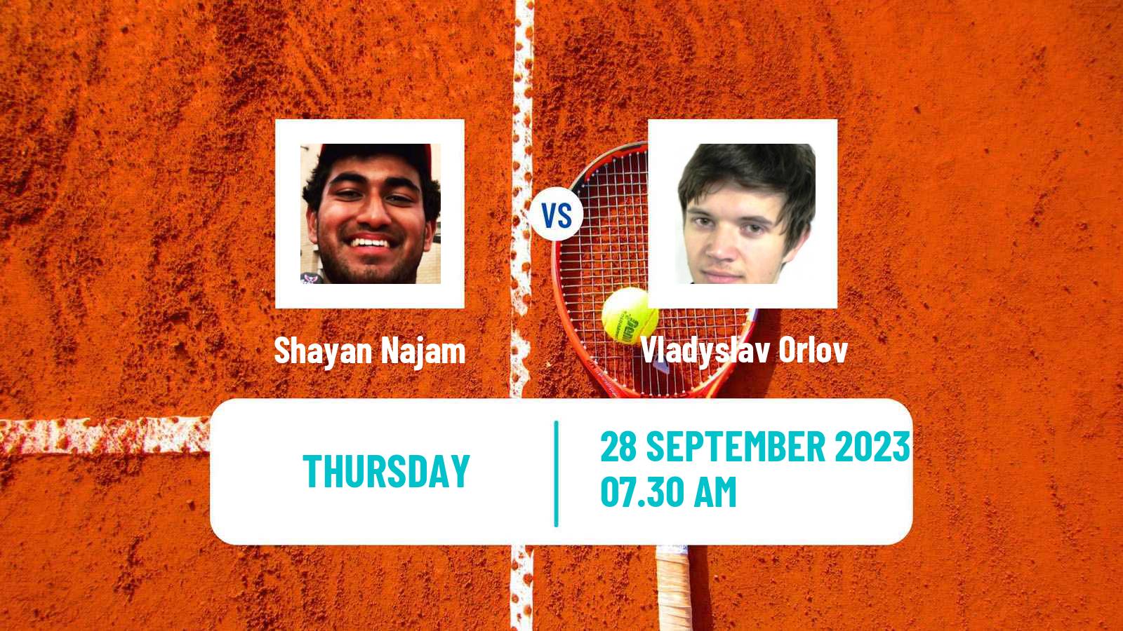 Tennis ITF M25 ZlatIBOr Men 2023 Shayan Najam - Vladyslav Orlov