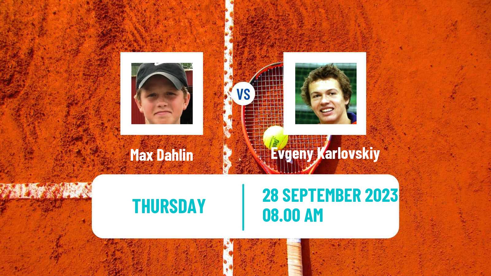 Tennis ITF M25 Falun Men Max Dahlin - Evgeny Karlovskiy