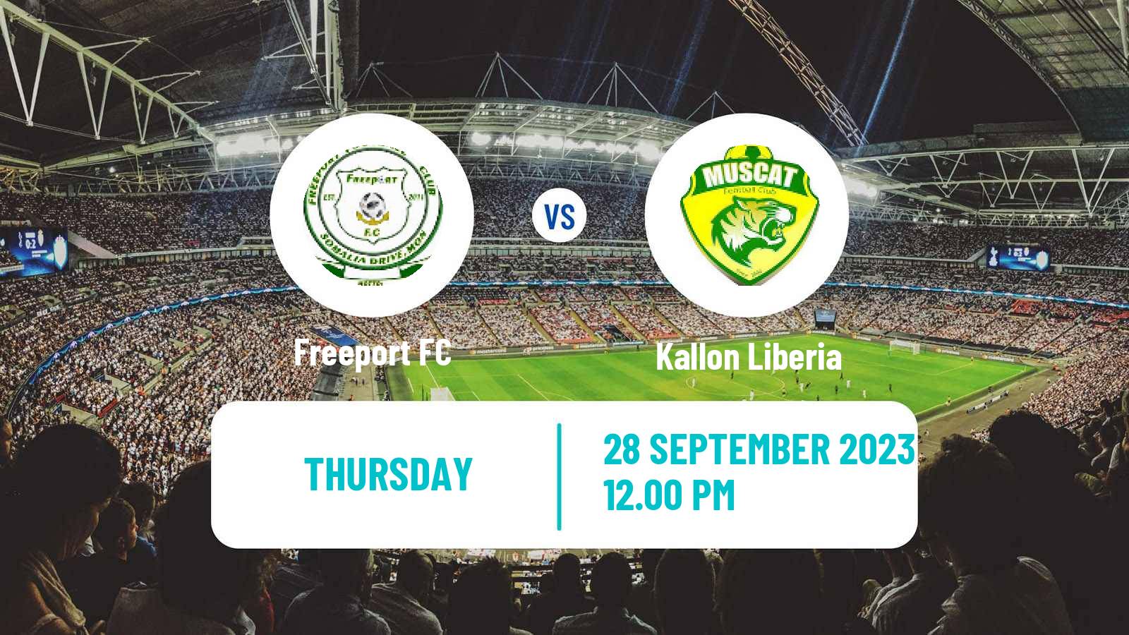 Football Liberian First Division Freeport - Kallon Liberia