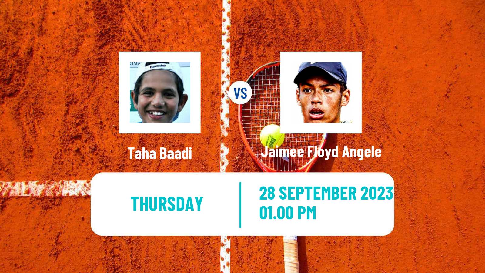Tennis ITF M15 Albuquerque Nm Men Taha Baadi - Jaimee Floyd Angele