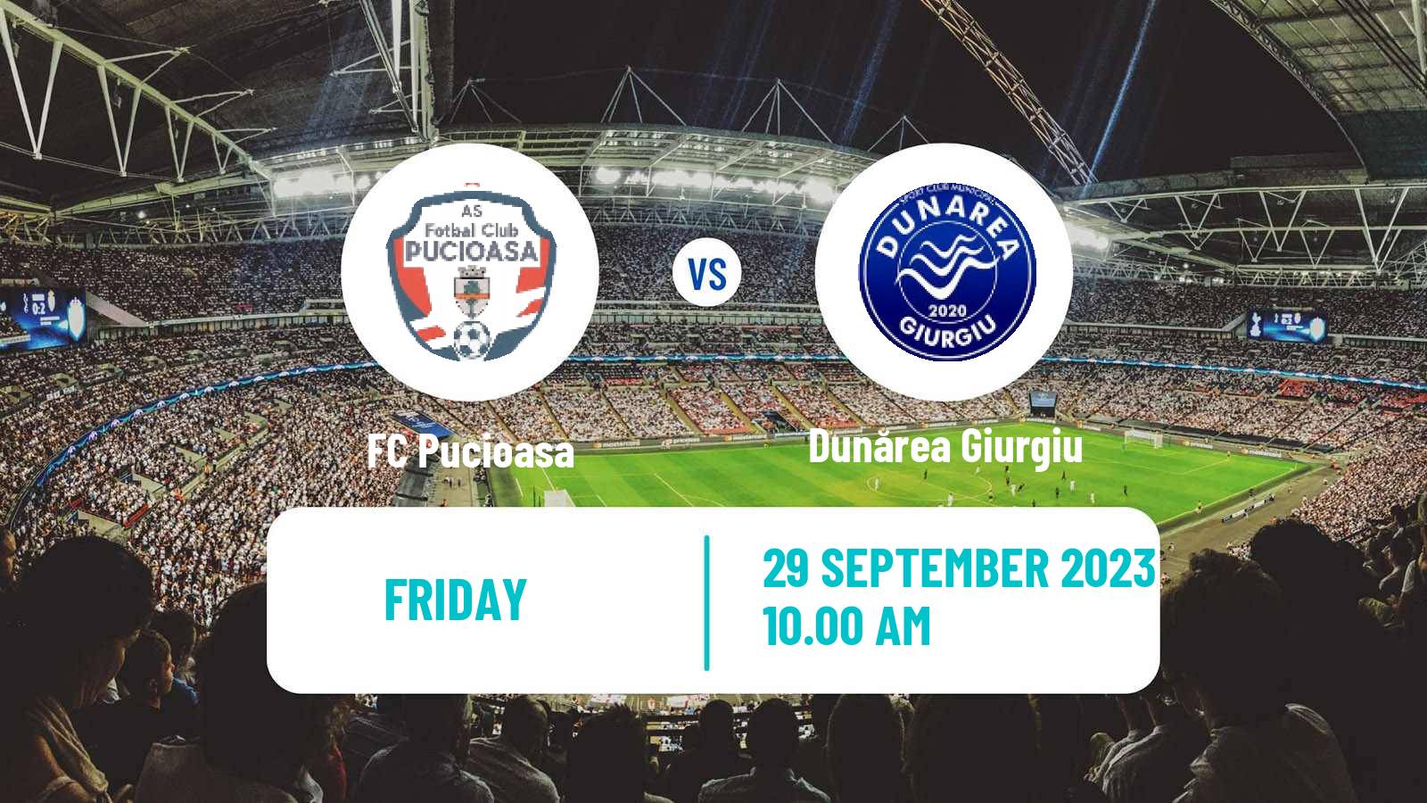 Soccer Romanian Liga 3 - Seria 4 Pucioasa - Dunărea Giurgiu