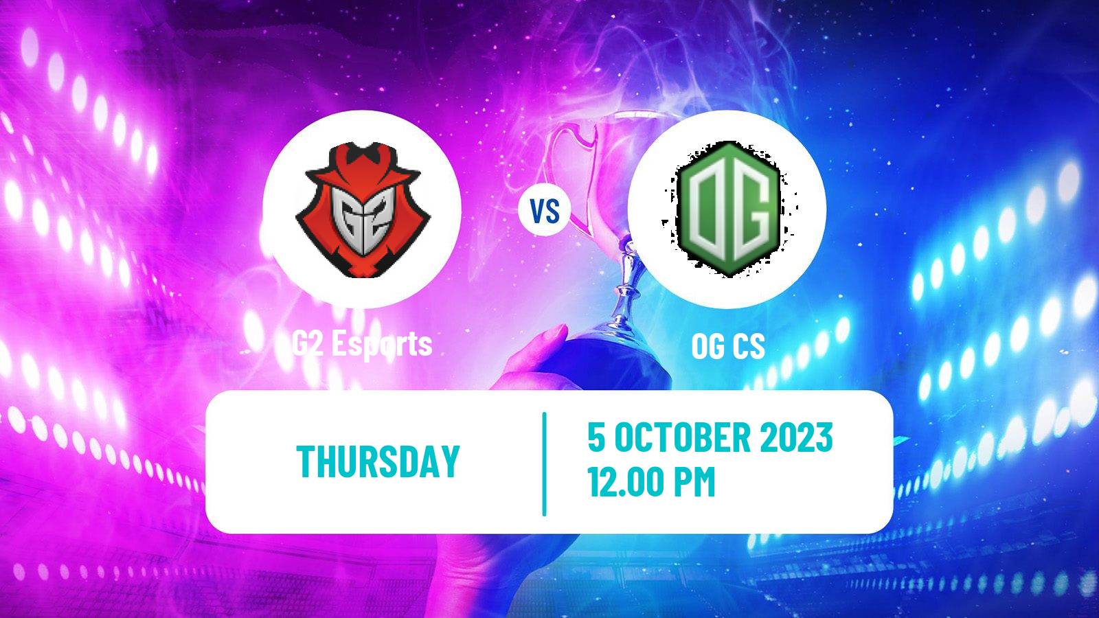 Esports Counter Strike Blast Premier Fall G2 Esports - OG