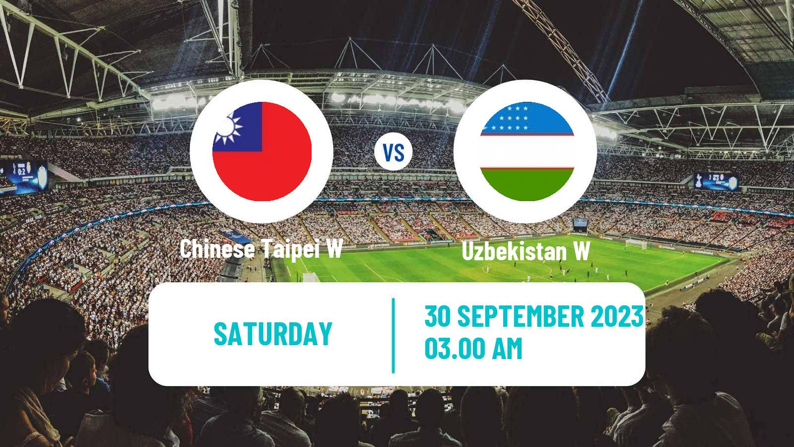 Soccer Asian Games Football Women Chinese Taipei W - Uzbekistan W