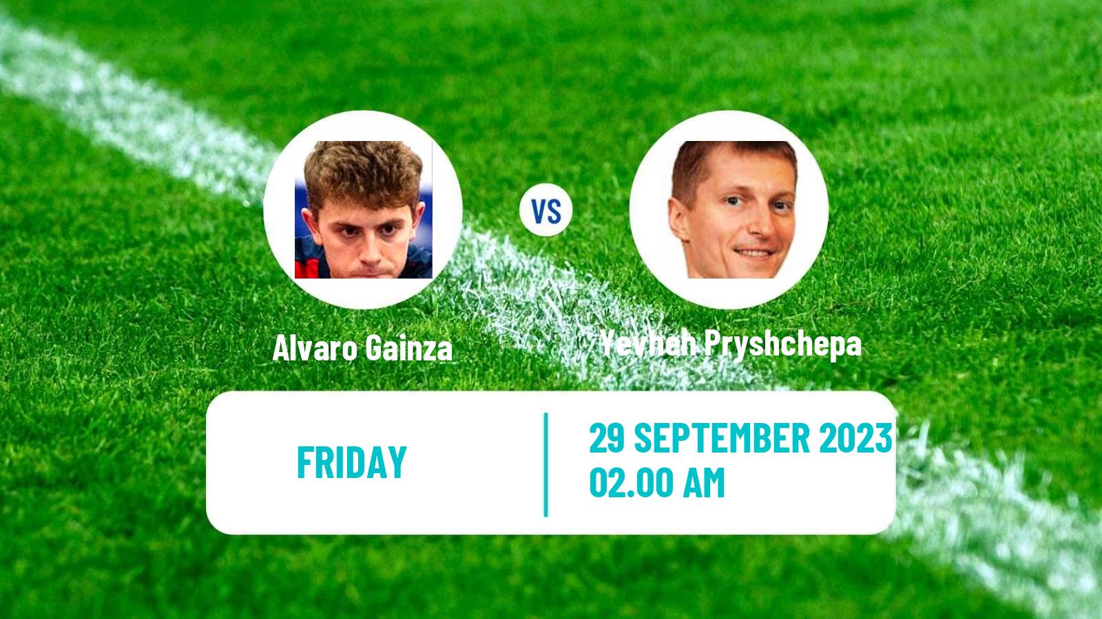 Table tennis Tt Star Series Men Alvaro Gainza - Yevhen Pryshchepa
