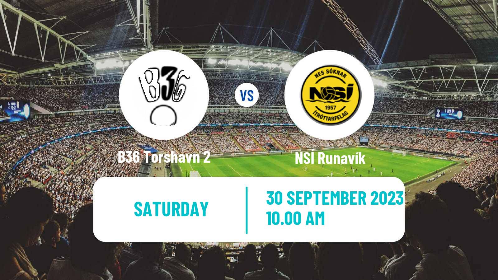 Soccer Faroe Islands 1 Deild B36 Torshavn 2 - NSÍ Runavík