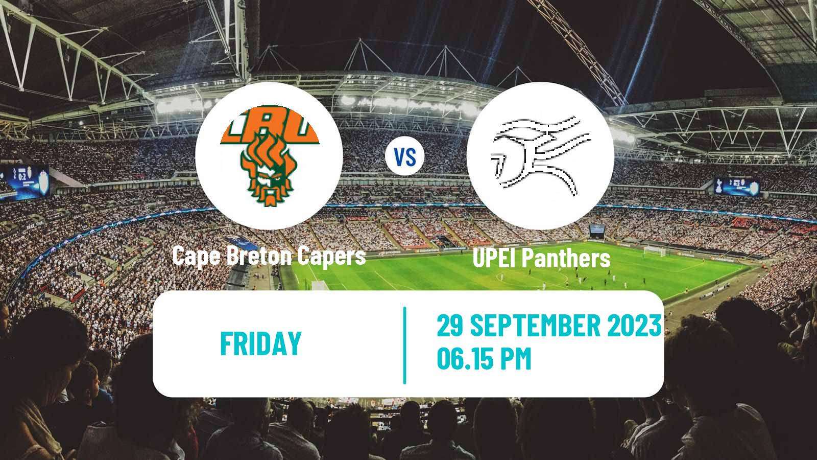 Football Canadian U Sports Soccer Cape Breton Capers - UPEI Panthers