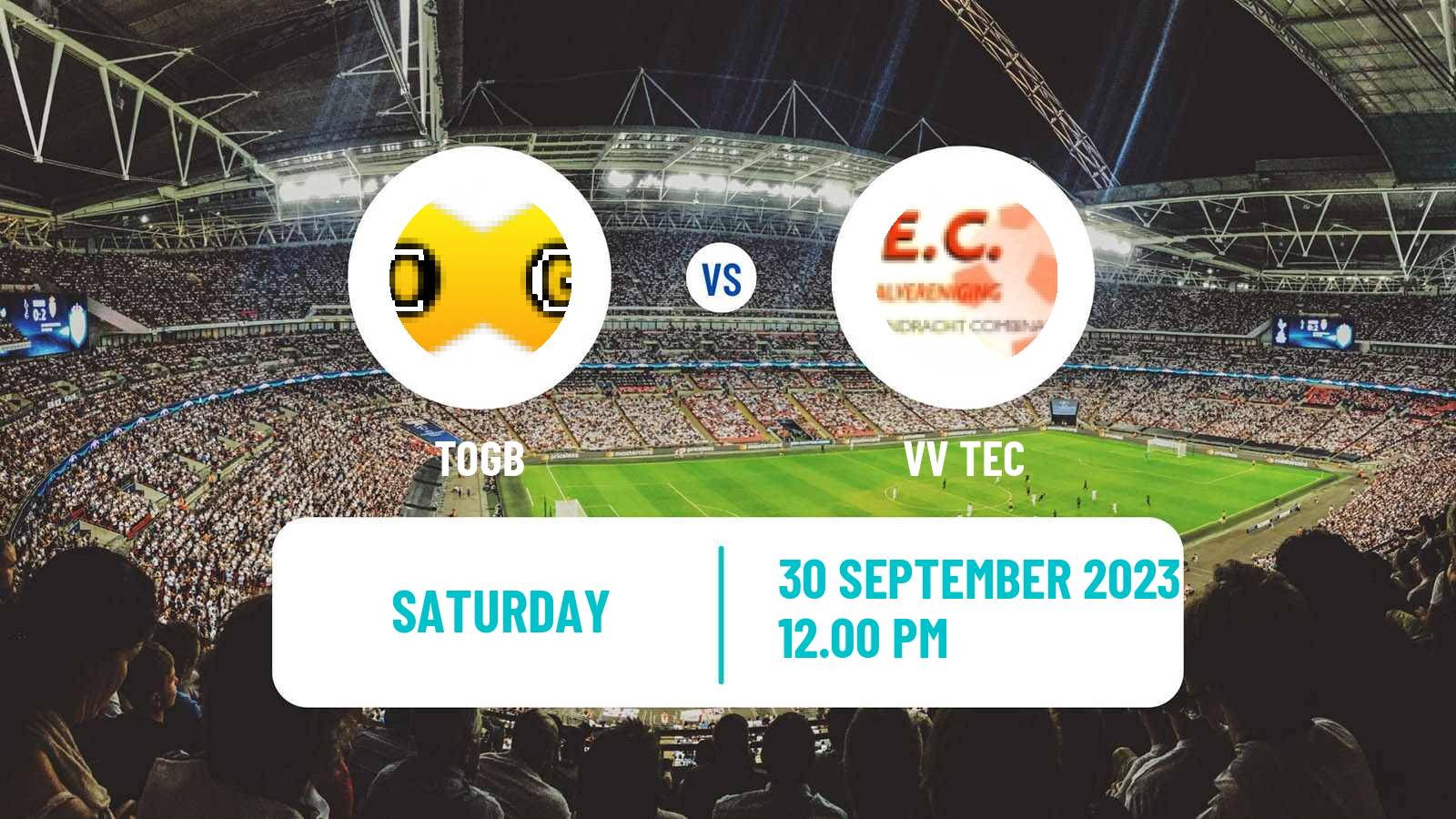 Soccer Dutch Derde Divisie TOGB - TEC