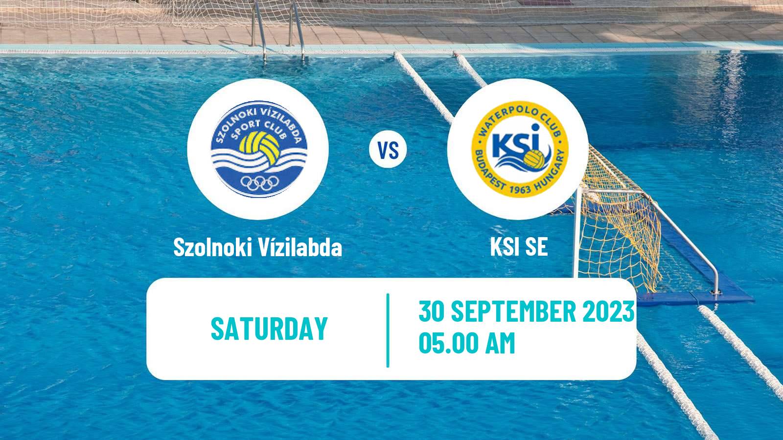 Water polo Hungarian OB I Water Polo Szolnoki Vízilabda - KSI