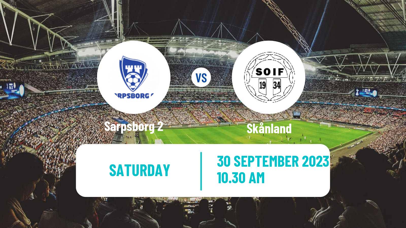 Soccer Norwegian Division 3 - Group 6 Sarpsborg 2 - Skånland