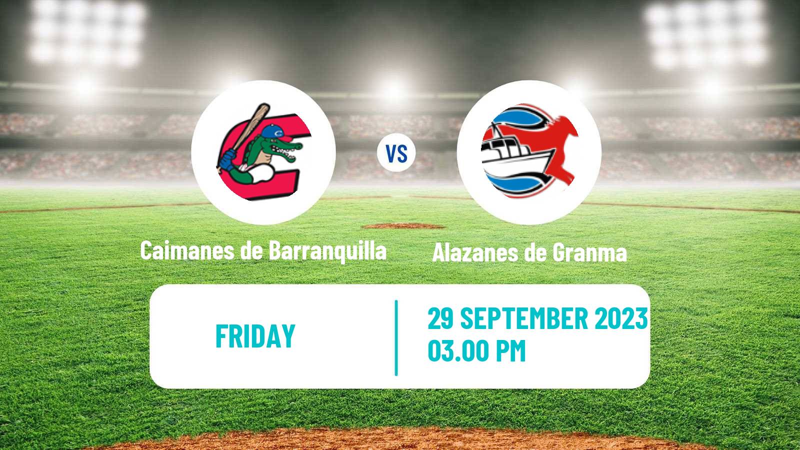 Baseball Champions League Americas Baseball Caimanes de Barranquilla - Alazanes de Granma
