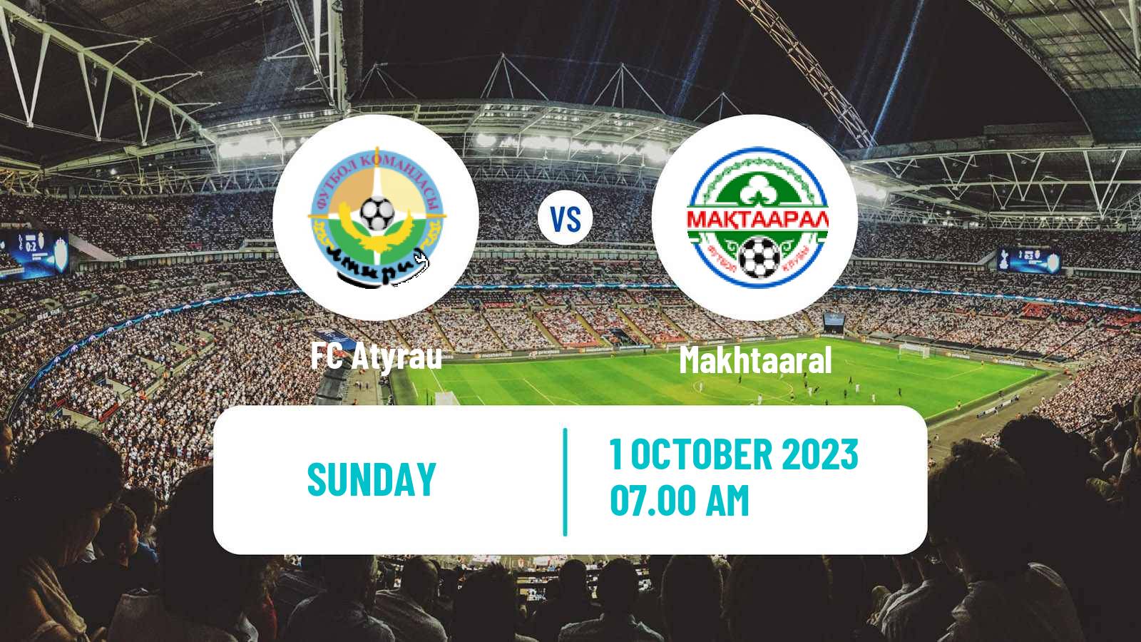 Soccer Kazakh Premier League Atyrau - Makhtaaral