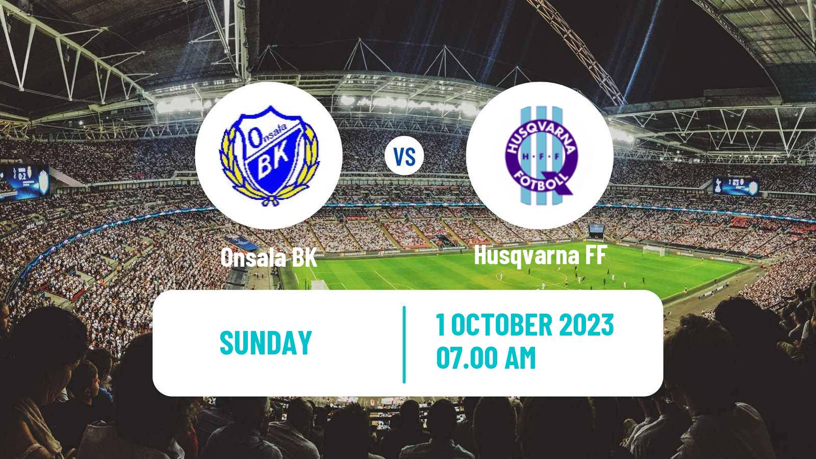 Soccer Swedish Division 2 - Västra Götaland Onsala - Husqvarna