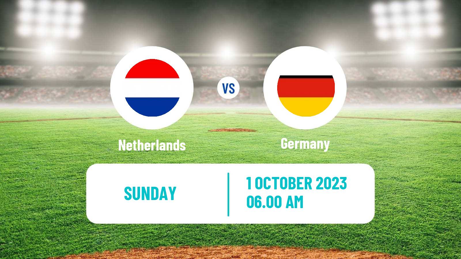 Baseball European Championship Baseball Netherlands - Germany
