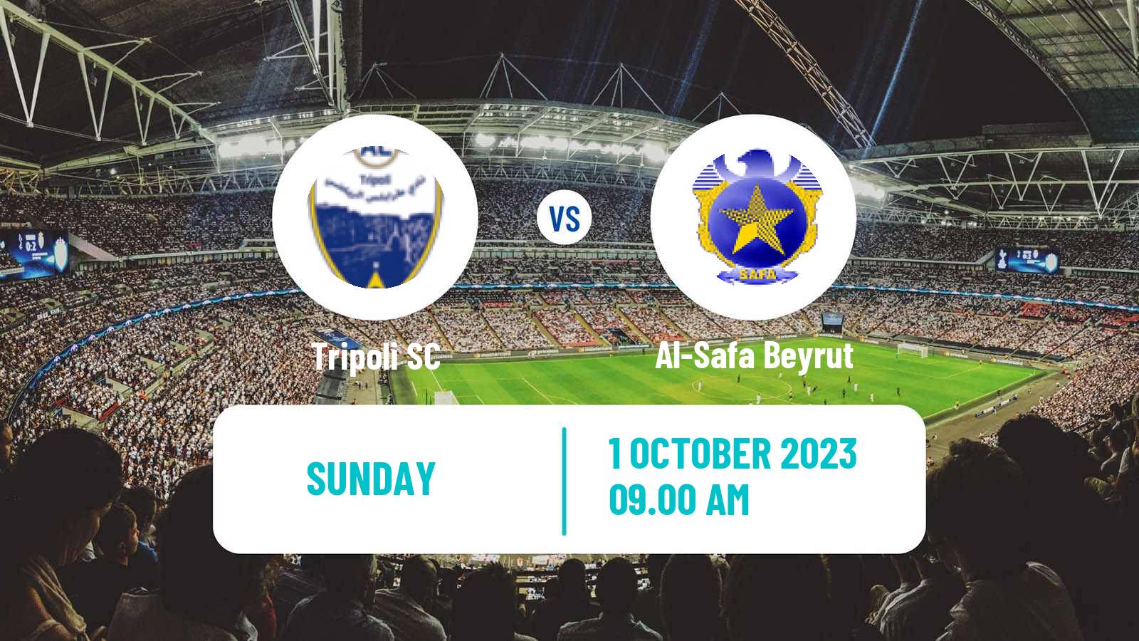 Soccer Lebanese Premier League Tripoli - Al-Safa Beyrut