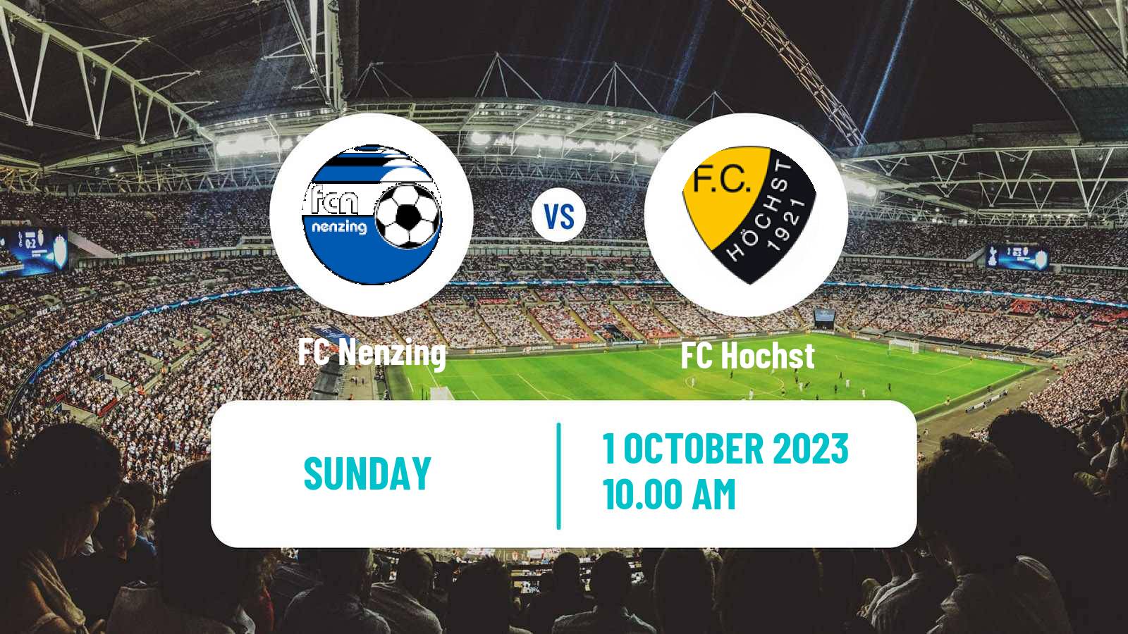 Soccer Austrian Landesliga Vorarlberg Nenzing - Hochst