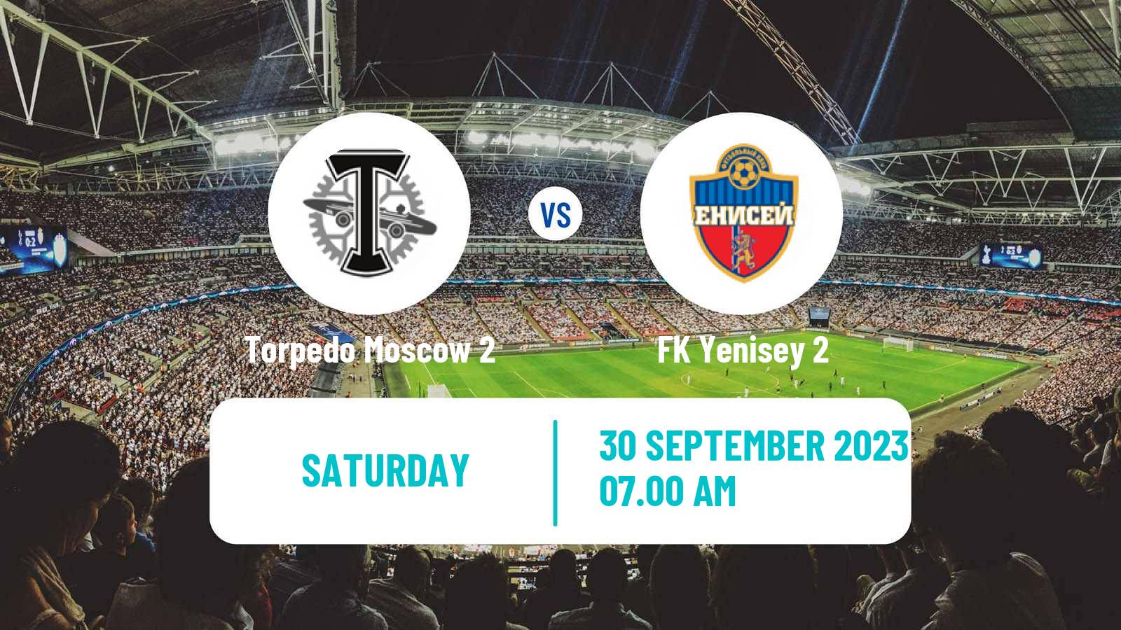 Soccer FNL 2 Division B Group 2 Torpedo Moscow 2 - Yenisey 2
