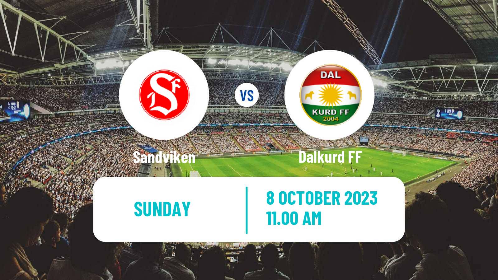 Soccer Swedish Division 1 Norra Sandviken - Dalkurd