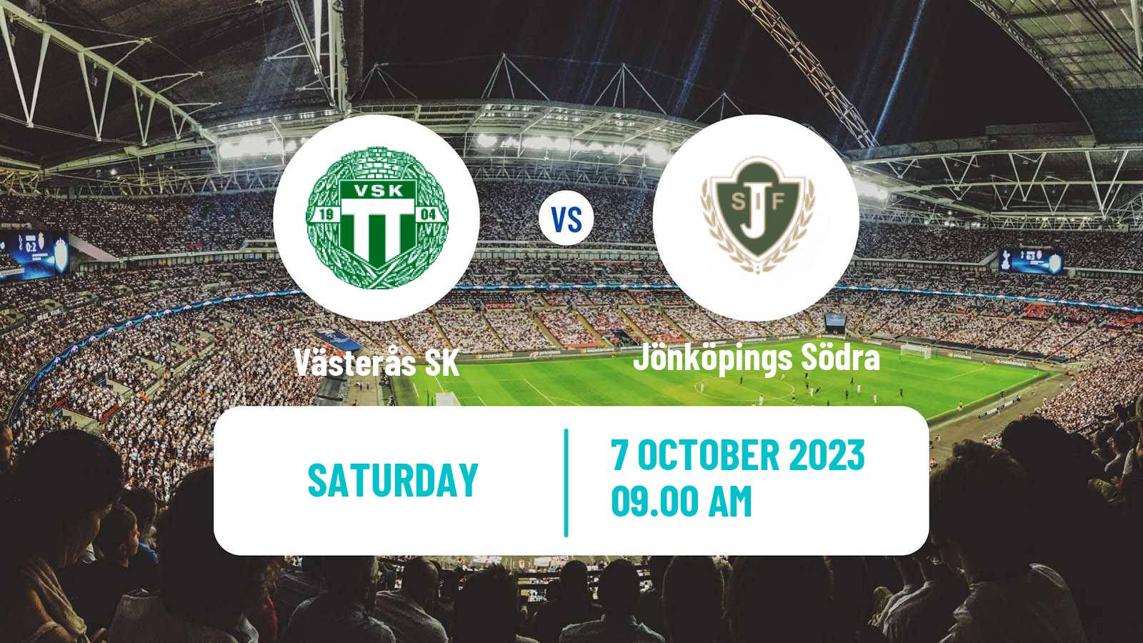 Soccer Swedish Superettan Västerås SK - Jönköpings Södra