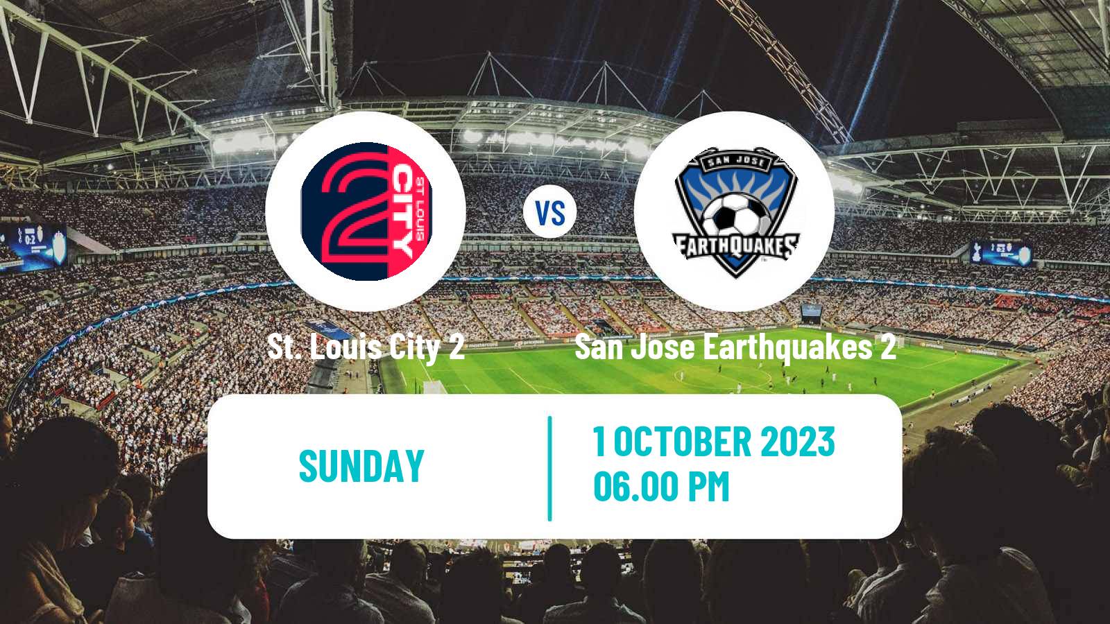 Soccer MLS Next Pro St. Louis City 2 - San Jose Earthquakes 2