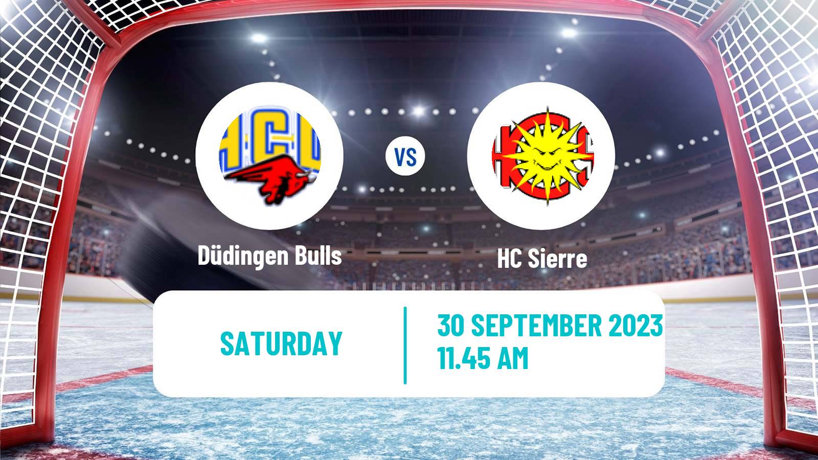 Hockey Swiss Cup Hockey Düdingen Bulls - Sierre