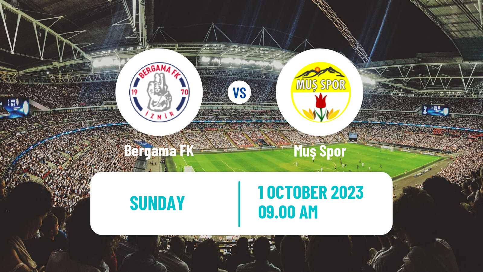 Soccer Turkish 3 Lig Group 4 Bergama - Muş Spor