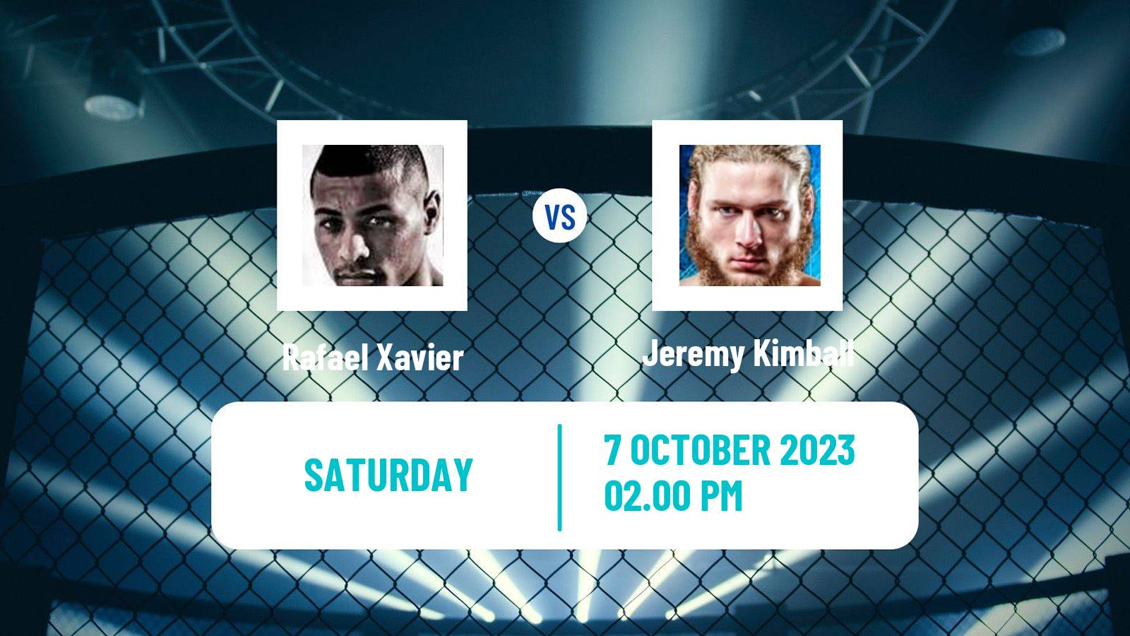 MMA Light Heavyweight Oktagon Men Rafael Xavier - Jeremy Kimball