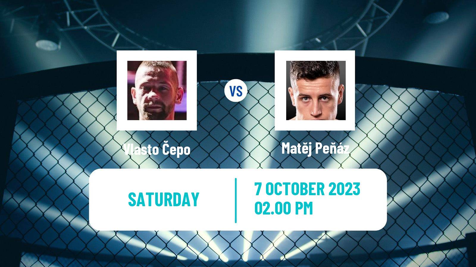 MMA Middleweight Oktagon Men Vlasto Čepo - Matěj Peňáz