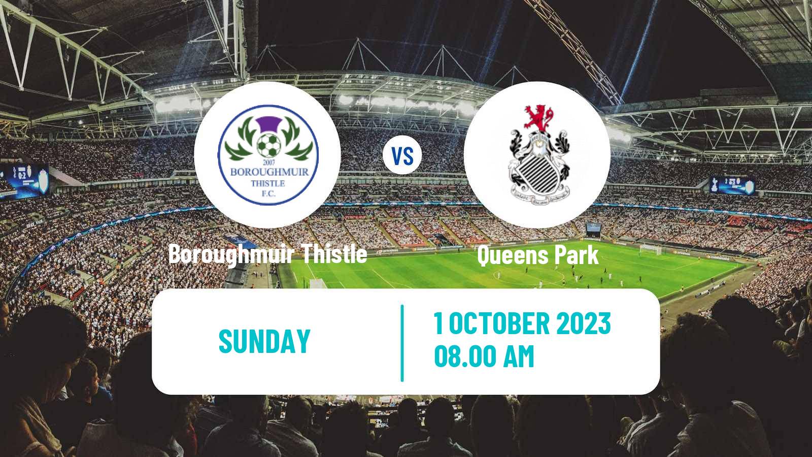 Soccer Scottish SWPL Cup Women Boroughmuir Thistle - Queens Park