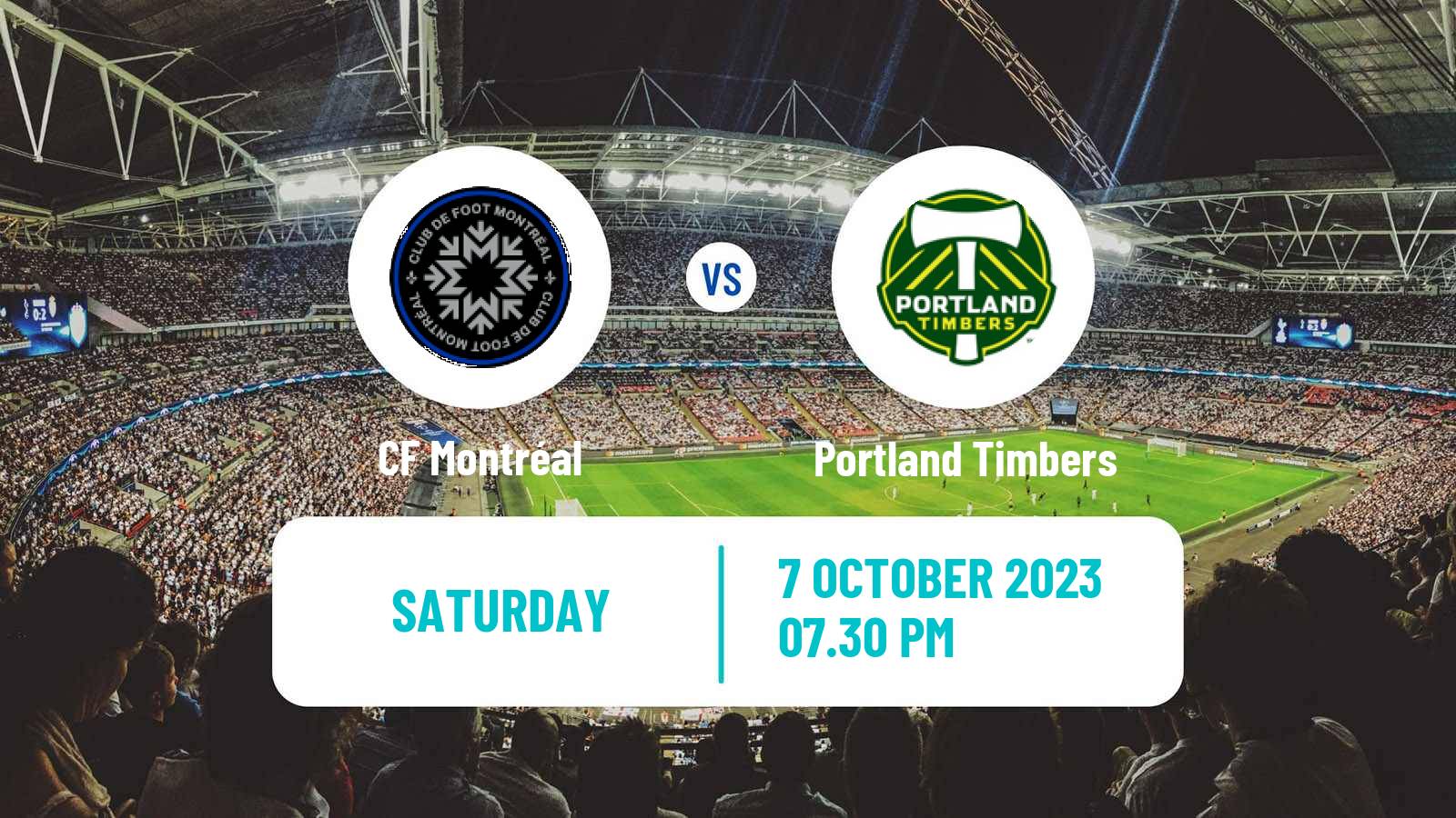 Soccer MLS CF Montréal - Portland Timbers