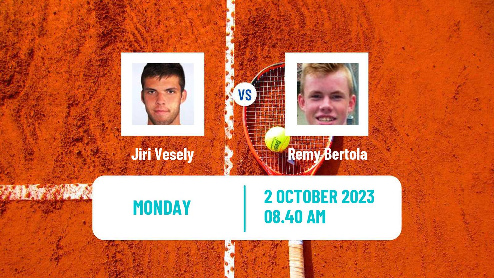 Tennis Mouilleron Le Captif Challenger Men Jiri Vesely - Remy Bertola